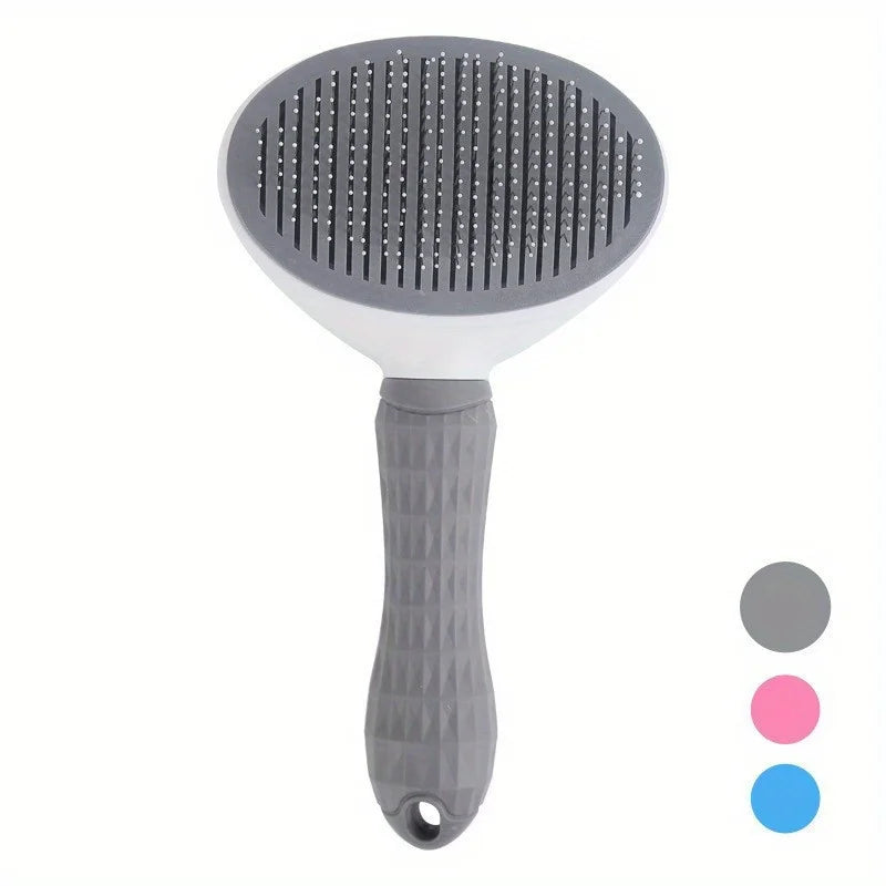 Brosse autonettoyante pour chien et chat