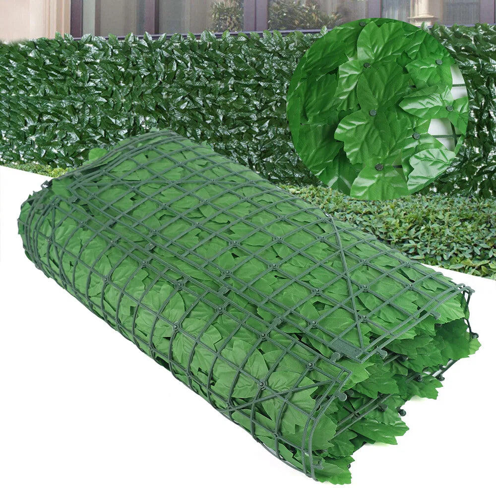 Brise-vue artificiel feuilles d’érable 3 × 1 m – vert - APPRO-DISTRI