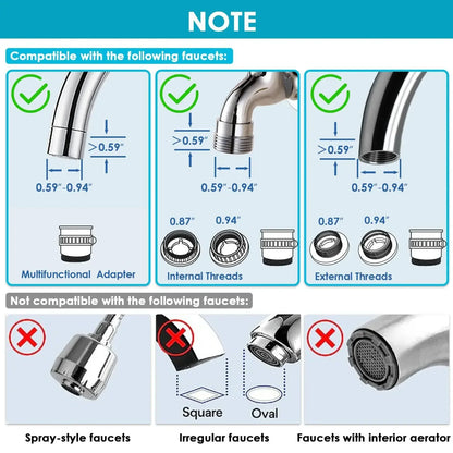 Filtre à eau pour robinet à charbon actif – Gris clair