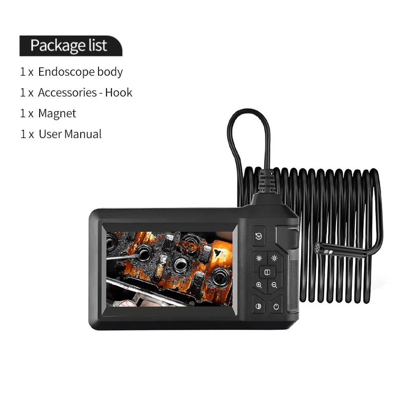 Caméra d’inspection HD810 1080p avec écran 4,3 pouces